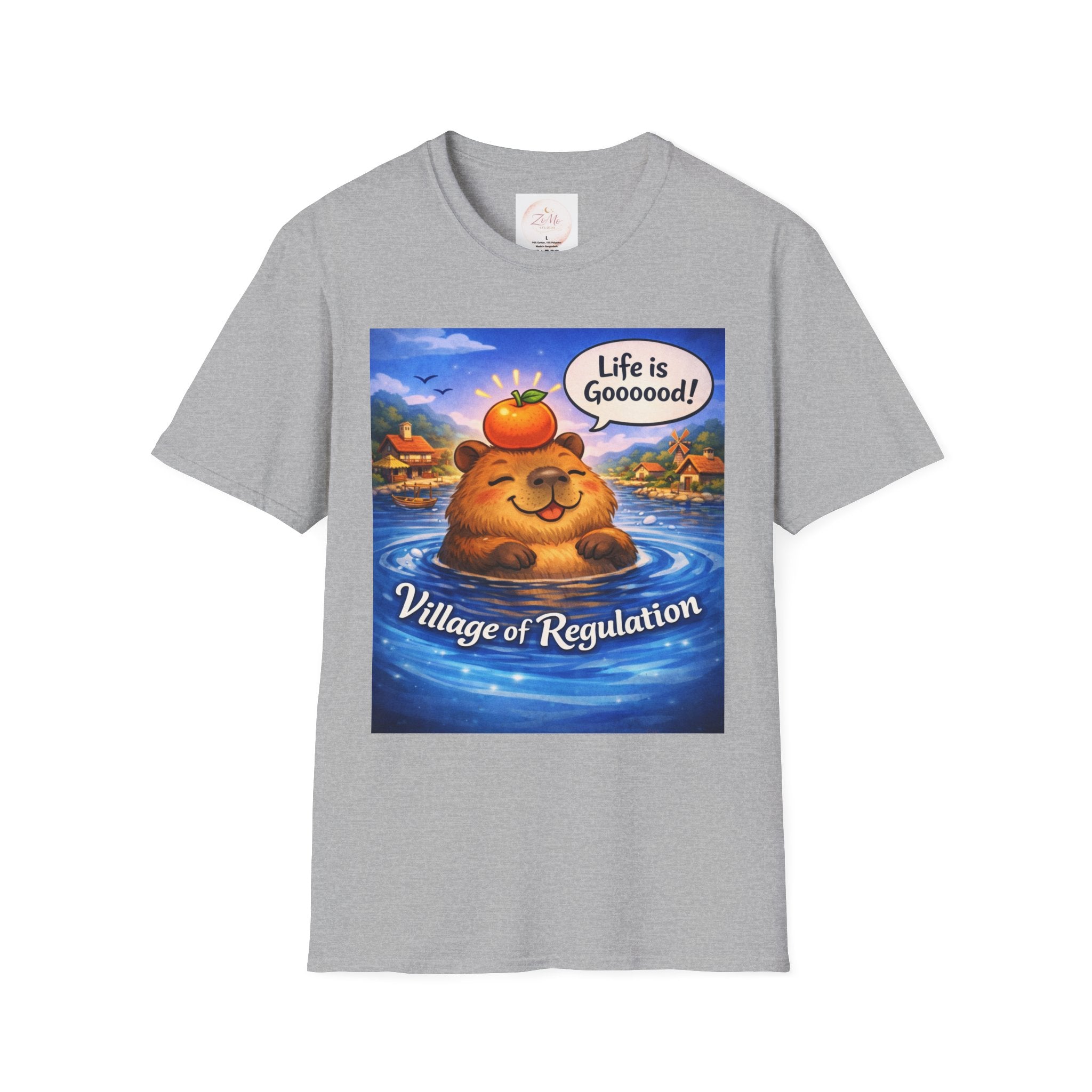 Life is Goooood Capybara Tee 🐹🍊   Night Version