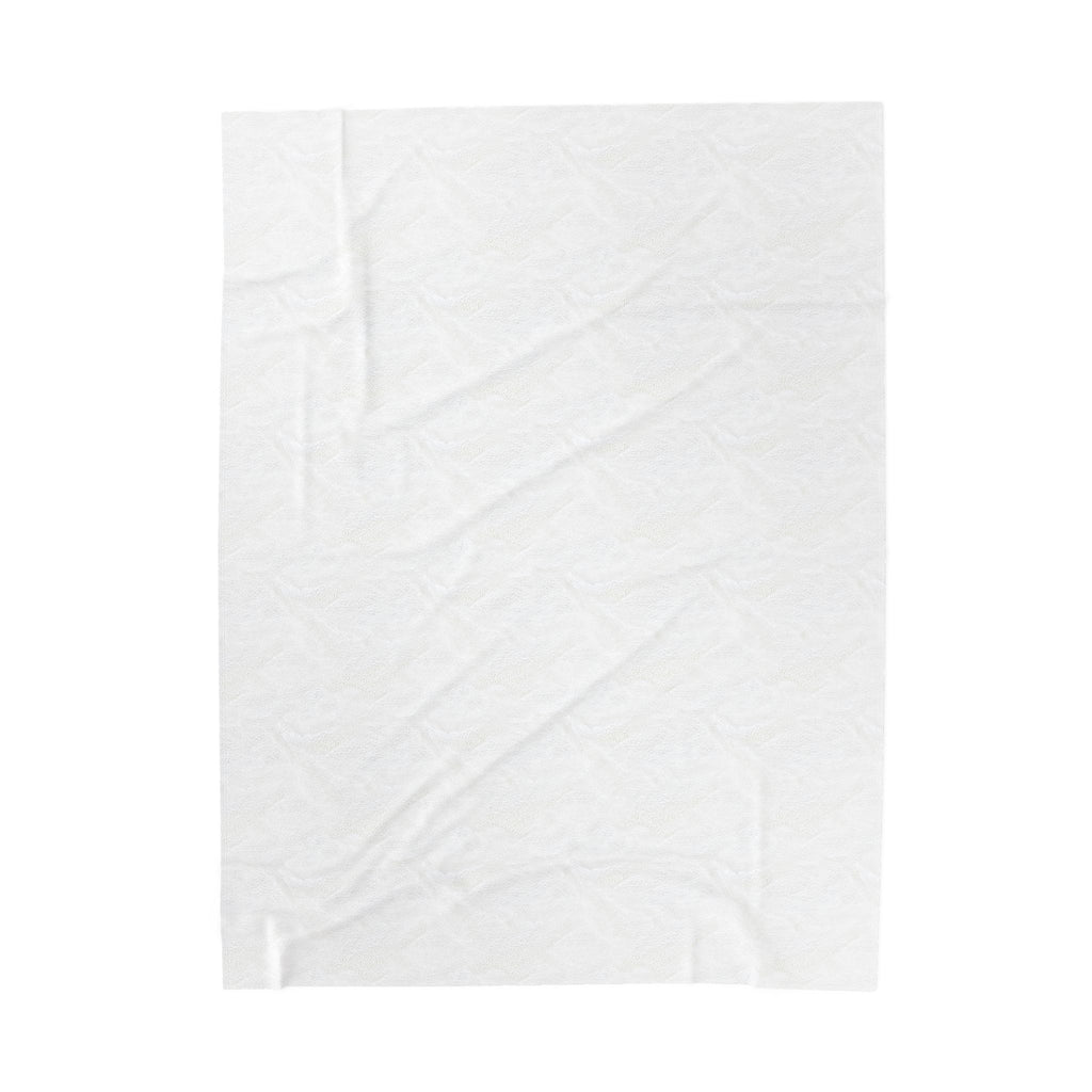Farmer Gray at Birdie Lane Velveteen Plush Blanket — Cute Farmboy Tractor Nursery Throw